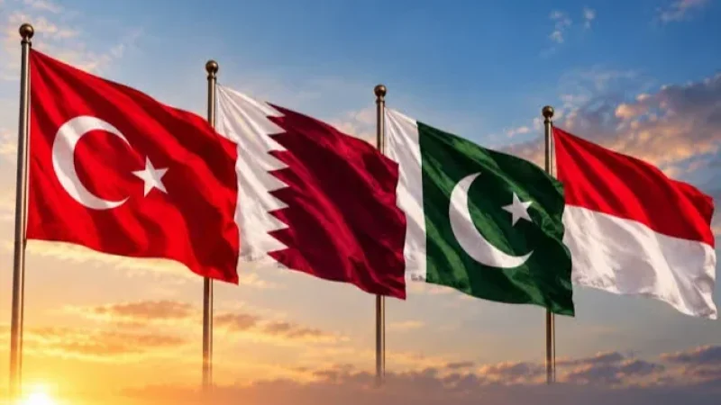 تركيا وقطر وباكستان وإندونيسيا تُوقّع اتفاقًا لتعزيز التعاون الدفاعي