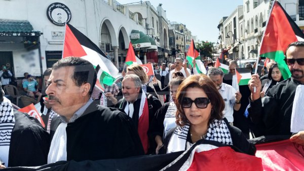 Les avocats soutiennent la cause palestinienne