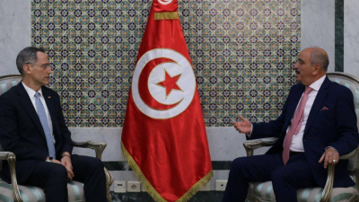 وزير الخارجية يلتقى السفير الأمريكي