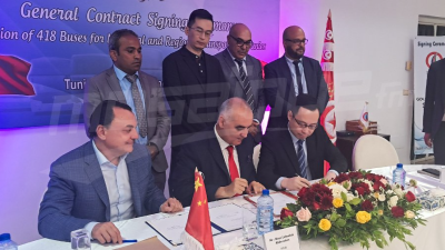 توقيع عقد صفقة اقتناء 418 حافلة جديدة من الصين