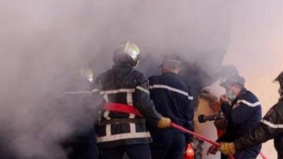 Medjez El Bab:  un incendie dans une usine de plastique, maîtrisé