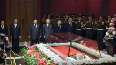 وفاة الرئيس الشرفي لكوريا الشمالية وفاة الرئيس الشرفي لكوريا الشمالية