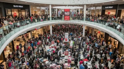 زحام قياسي متوقع في بلاك فرايداي بأمريكا لاغتنام الخصومات في ظل الغلاء زحام قياسي متوقع في بلاك فرايداي بأمريكا لاغتنام الخصومات في ظل الغلاء