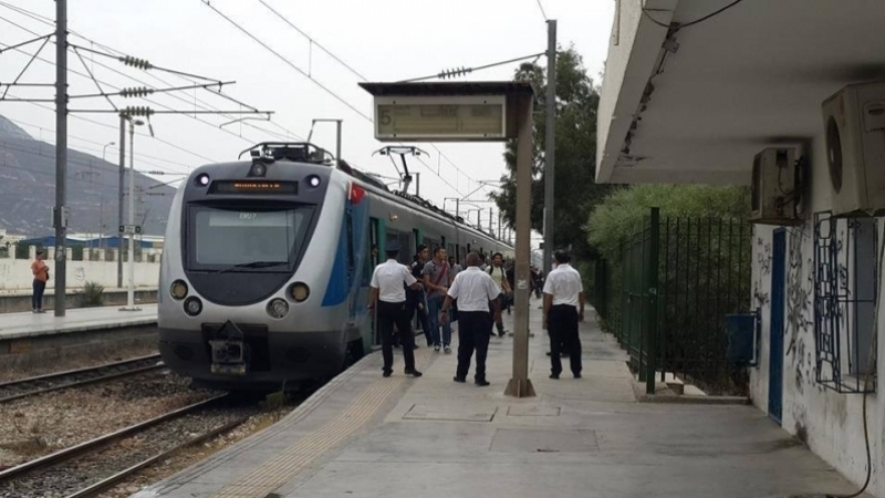 جبل الجلود:تعطل حركة القطارات اثر خروج قطار عن السكة