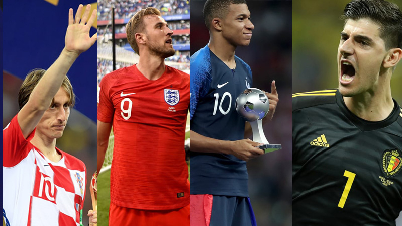 مونديال روسيا 2018: قائمة اللاعبين المتوّجين مونديال روسيا 2018: قائمة اللاعبين المتوّجين
