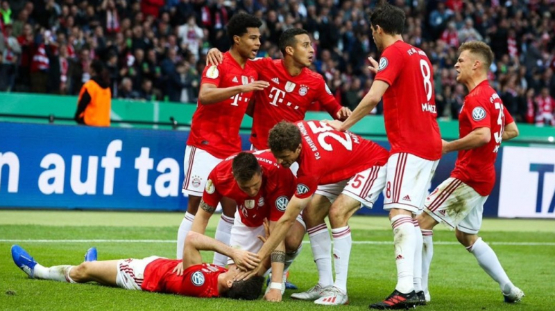 بايرن ميونخ ينتزع الكأس من لايبزيج ويتوّج بالثنائية بايرن ميونخ ينتزع الكأس من لايبزيج ويتوّج بالثنائية