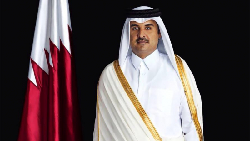 أمير قطر يهنّئ قيس سعيّد أمير قطر