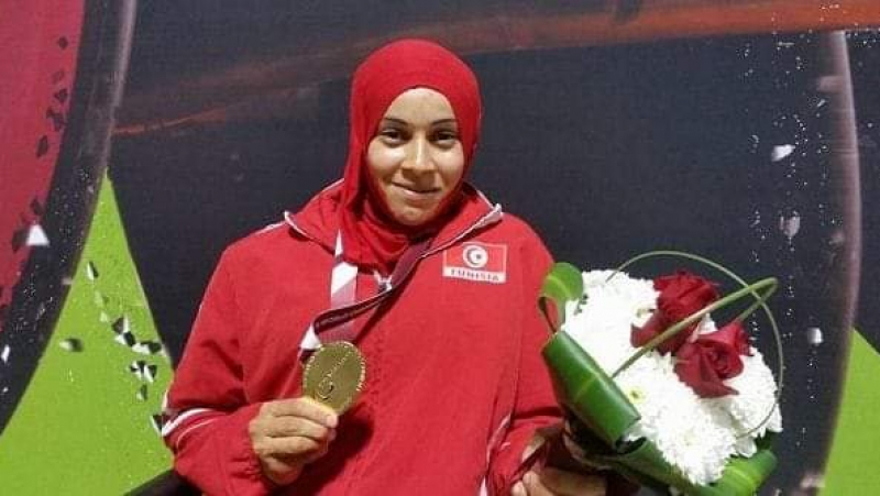 مروى البراهمي بطلة العالم في رمي الصولجان مروى البراهمي