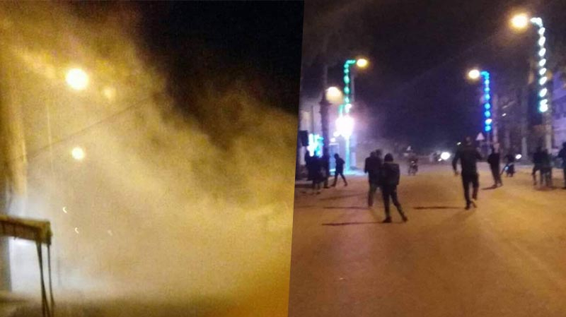 جلمة: كرّ وفرّ بين الأمنيين والمحتجين جلمة