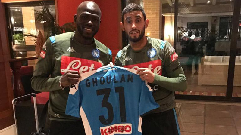 النجم الجزائري غلام ولاعبو نابولي يدعمون النادي الإفريقي النجم الجزائري غلام ولاعبو نابولي يدعمون النادي الإفريقي