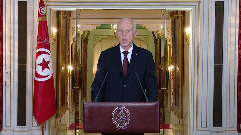قيس سعيّد: تجاوزنا الكثير من العقبات بفضل التكاتف والتآلف قيس سعيّد: تجاوزنا الكثير من العقبات بفضل التكاتف والتآلف