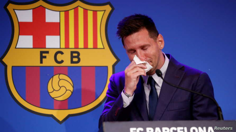 ميسي يودع برشلونة بقوله : لست مستعدا لهذه اللحظة ميسي يودع برشلونة بقوله : لست مستعدا لهذه اللحظة