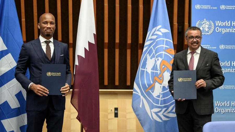 دروغبا سفيرا للنوايا الحسنة في منظمة الصحة العالمية دروغبا سفيرا للنوايا الحسنة في منظمة الصحة العالمية