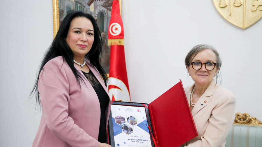 بودن تتلقى التّقرير الوطني حول وضع الطّفولة في تونس بودن تتلقى التّقرير الوطني حول وضع الطّفولة في تونس 2020 و2021