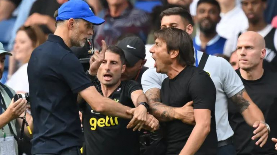 الاتّحاد الانقليزي يعاقب توخيل وكونتي بعد المشادة الاتّحاد الانقليزي يعاقب توخيل وكونتي بعد المشادة