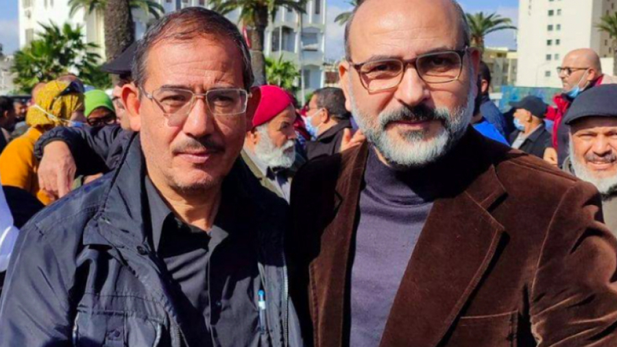 عامر عياد وعبد اللطيف العلوي أمام محكمة الاستئناف العسكرية عامر عياد وعبد اللطيف العلوي أمام محكمة الاستئناف العسكرية