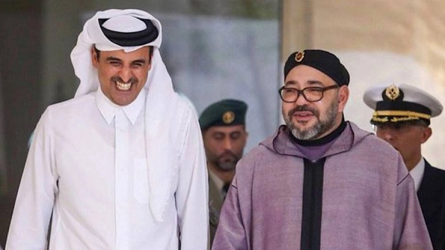 الملك محمد السادس يشيد بحسن تنظيم المونديال في اتصال مع أمير قطر الملك محمد السادس يشيد بحسن تنظيم المونديال في اتصال مع أمير قطر