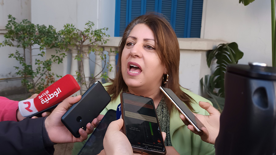 الزغلامي في وقفة تضامنية مع بشرى بلحاج حميدة: سنكون صمام أمان الحريات الزغلامي في وقفة تضامنية مع بشرى بلحاج حميدة: سنكون صمام أمان الحريات
