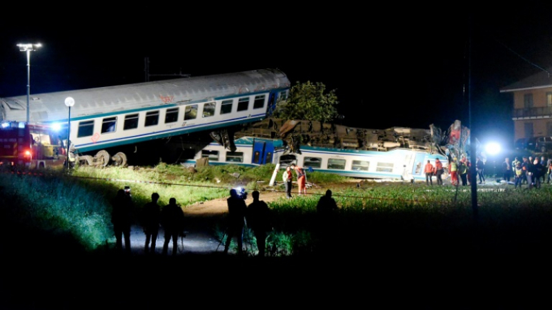 accident train Italie
