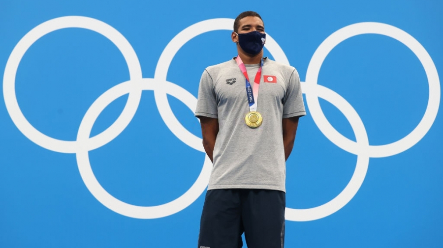 Natation : Ahmed Hafnaoui décroche l’or Ahmed Hafnaoui