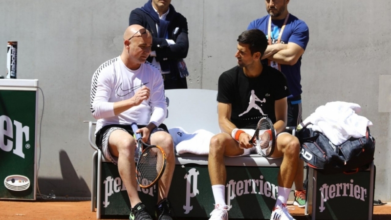 Andre Agassi, Novak Djokovic