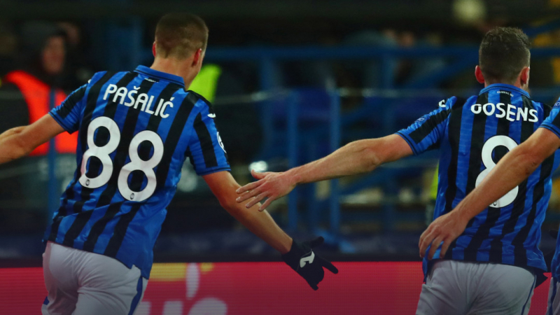 C1: Qualification historique de l'Atalanta pour les 8e de finale Atalanta