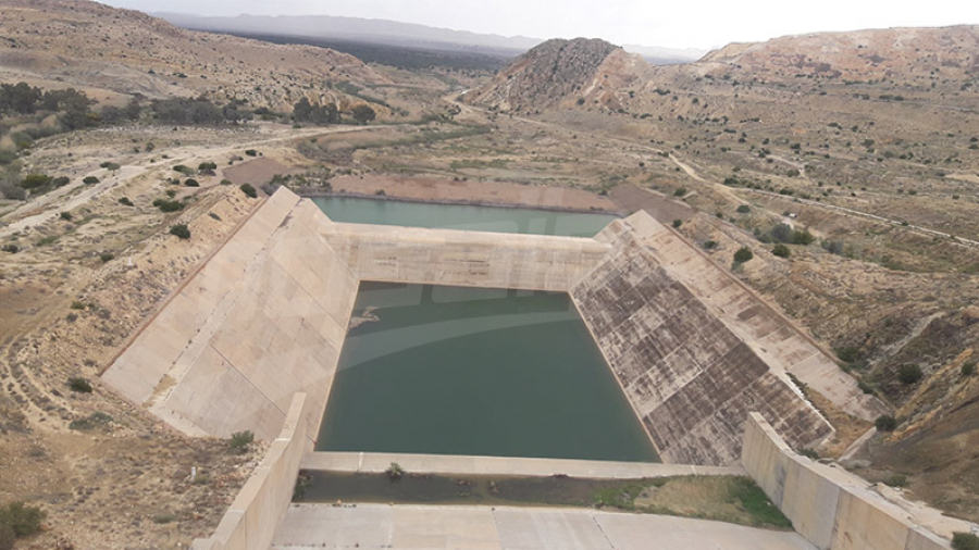 Le taux de remplissage du barrage Sidi Salem inquiète... barrage Sidi Salem