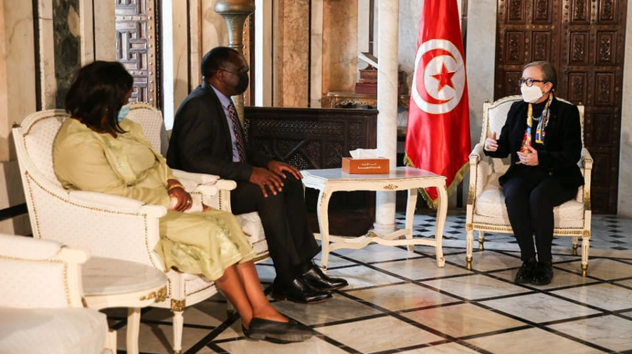 Bouden reçoit une délégation de l'Union africaine Bouden