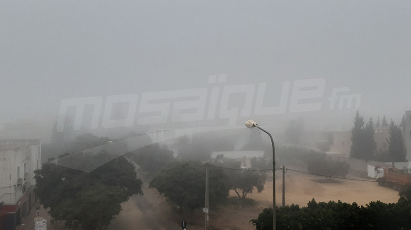 Le brouillard couvre nombre de régions brouillard