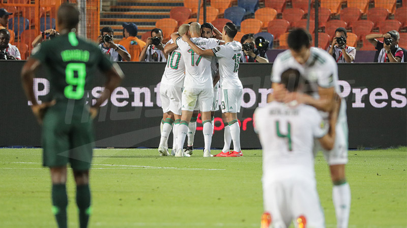 CAN 2019: L'Algérie devance le Nigeria à la mi-temps CAN 2019