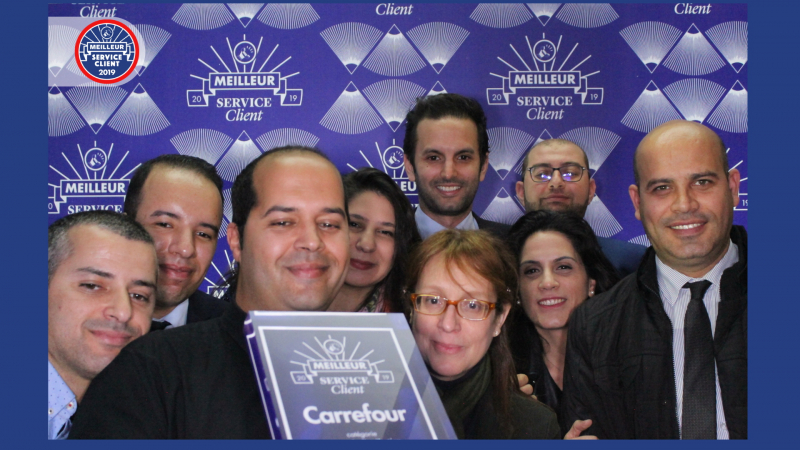 Carrefour Tunisie élu 'Meilleur Service Client 2019' carrefour