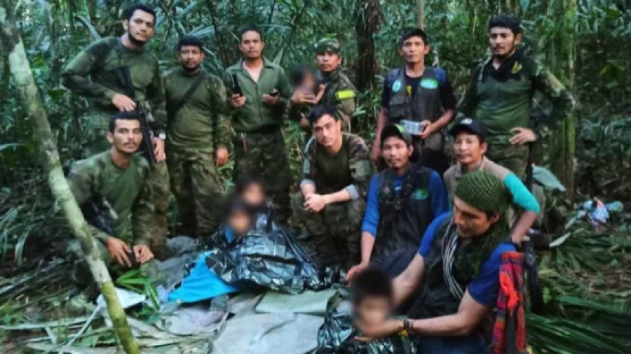 Colombie: Quatre enfants perdus dans la jungle retrouvés sains et sauf