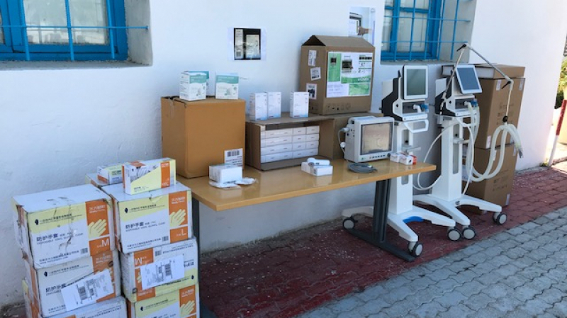 Covid-19:La France effectue sa 4ème livraison de matériel à la Tunisie