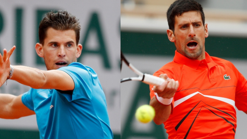 Roland-Garros : la demi-finale Djokovic-Thiem reportée Djokovic-Thiem