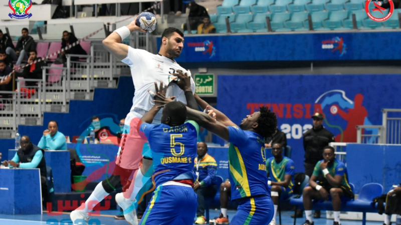 CAN-Tunisie 2020: L'Egypte bat le Gabon 36-17 Egypte-Gabon