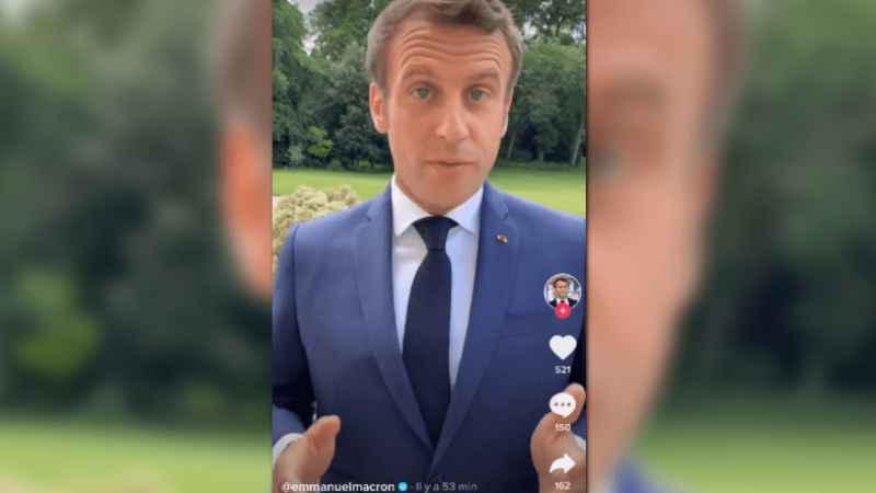 Emmanuel Macron débarque sur TikTok Emmanuel Macron débarque sur TikTok