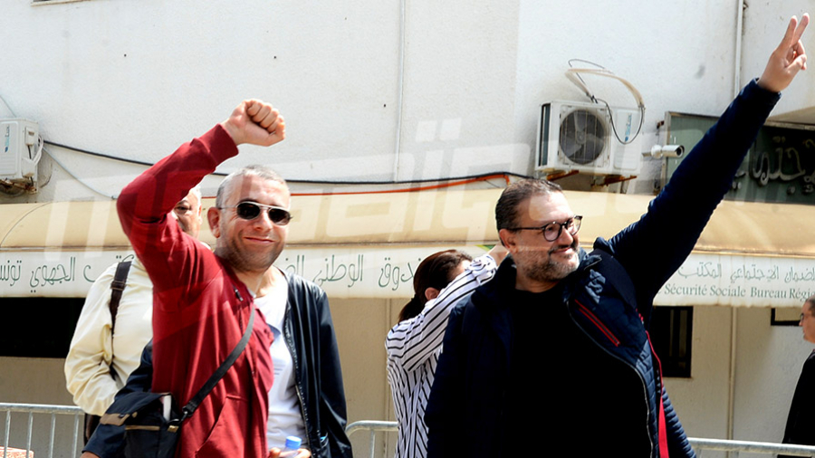 Fin de l'audition de Haythem El Mekki et Elyes Gharbi
