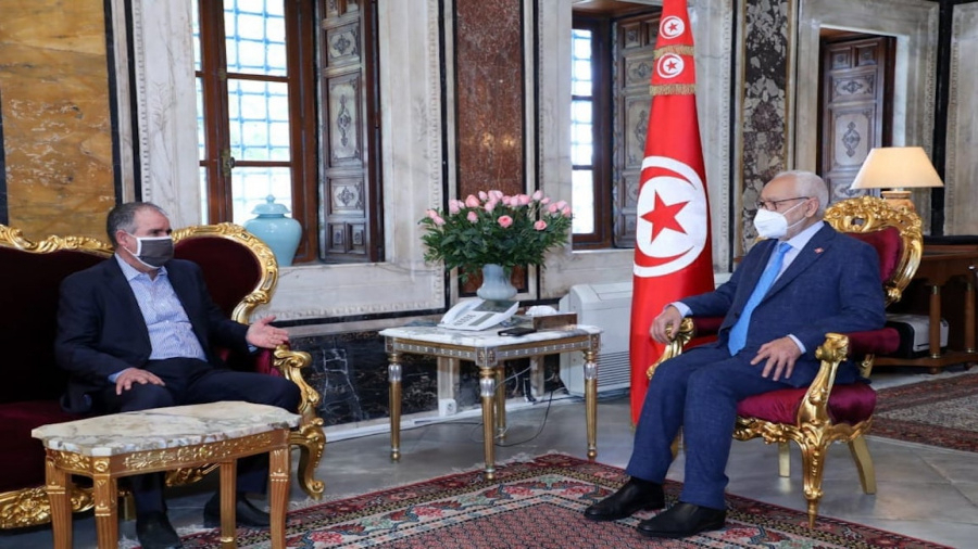 Le dialogue national au cœur d’un entretien Ghannouchi-Taboubi Ghannouchi-Taboubi