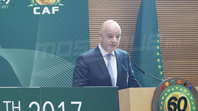 Infantino encense les Fennecs gianni-infantino