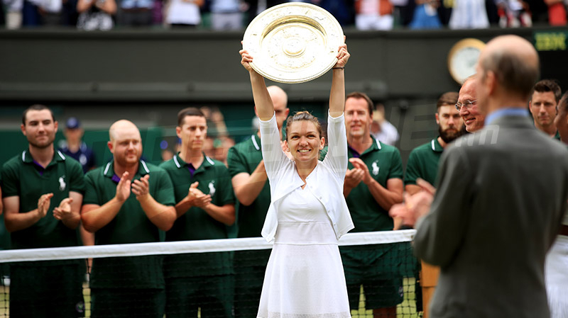 Halep remporte son premier Wimbledon Halep remporte son premier Wimbledon