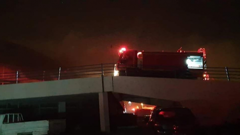 Coupole d'el Menzeh : L'incendie partiellement maîtrisé incendie