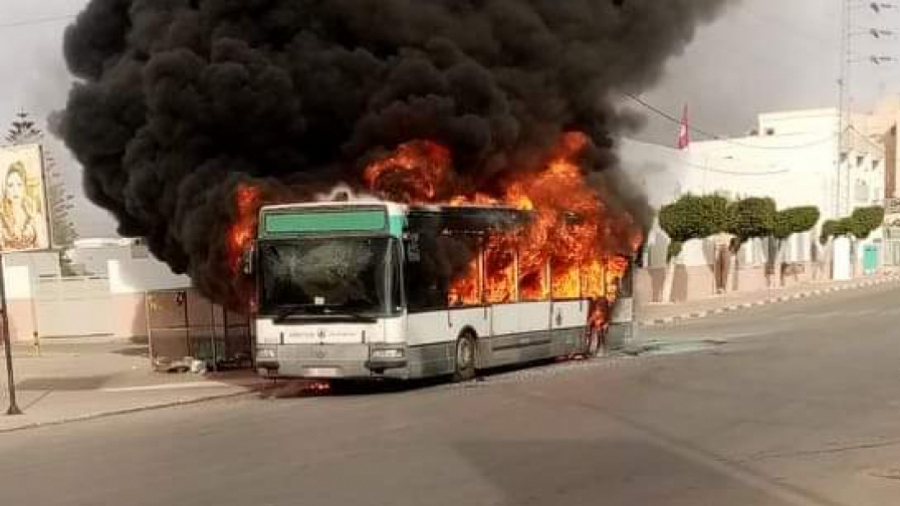 incendie bus
