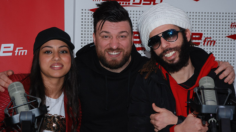 Dalloula de Kafon et Ines sur MosaiqueFM Ines, Kafon
