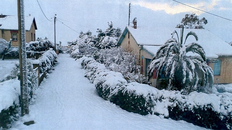 Résultat de recherche d'images pour "ain draham neige"