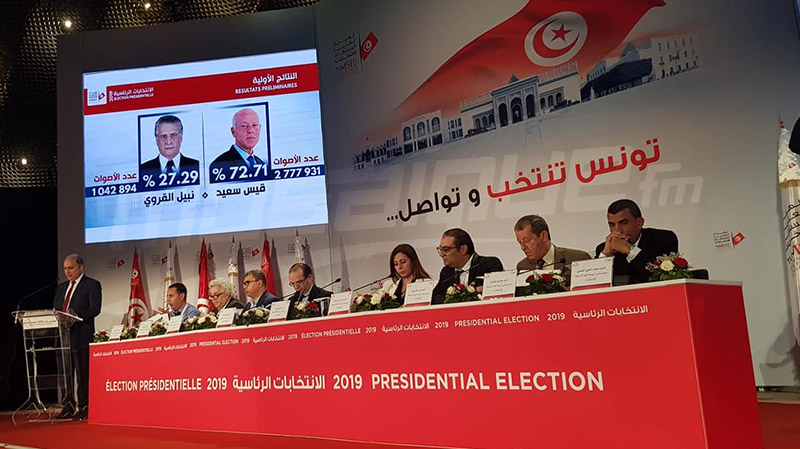 ISIE : Kais Saied élu président de la République ISIE