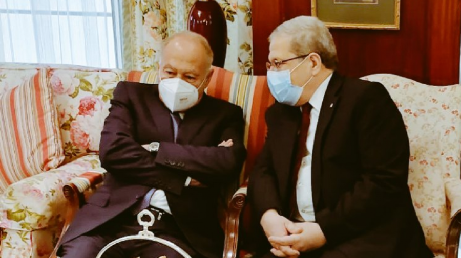 Jerandi s’entretient avec Ahmed Aboul Gheit Jerandi