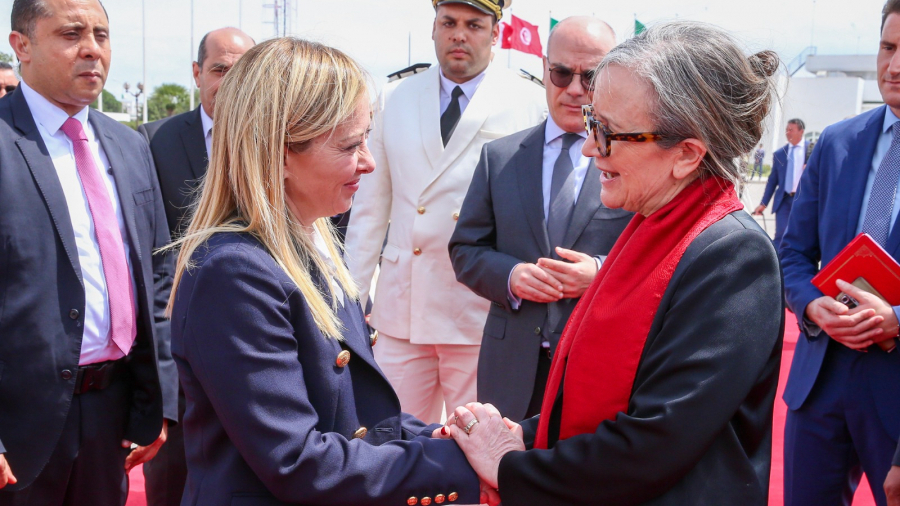 La migration au cœur d'un entretien Bouden-Meloni