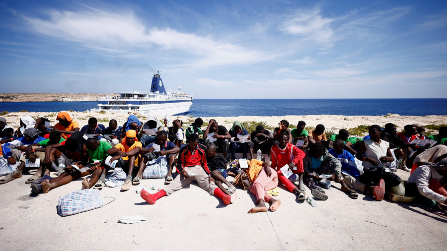 Lampedusa, migrants