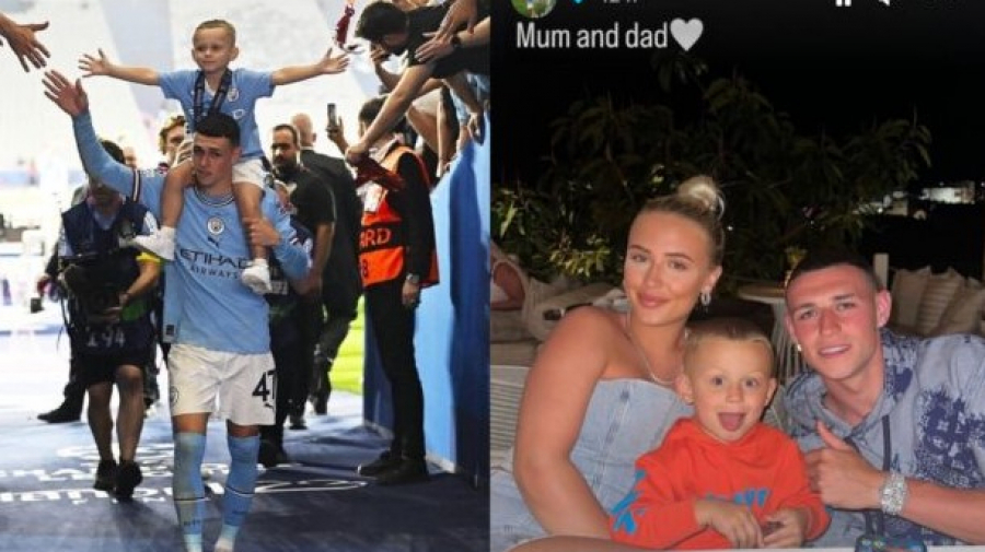 Le fils de Phil Foden engrange 1 M de followers en 15 heures