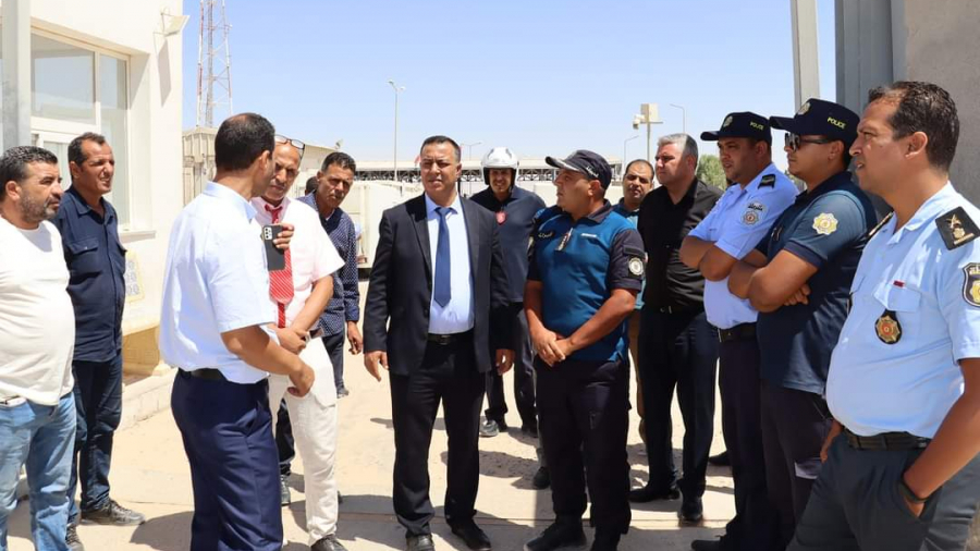 Le gouverneur de Tataouine en visite au poste frontalier Dhehiba 